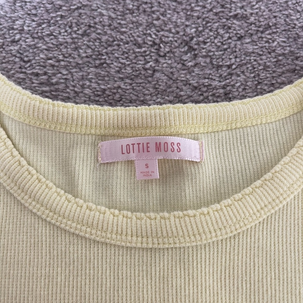 Yellow Basic Tee - image 2